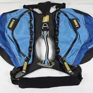 RUFFWEAR Approach Pack Dog Gear Harness Backpack Saddlebag Hiking Large Blue